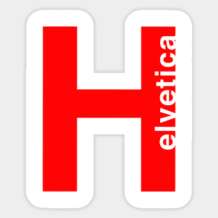 Red H Sticker